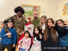 Návšteva, ktorá vyčarila úsmevy: Vojaci 11. brigády vzdušných síl v Detskom domove Koliňany
