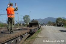 Výcvik vojsk v preprave po železnici